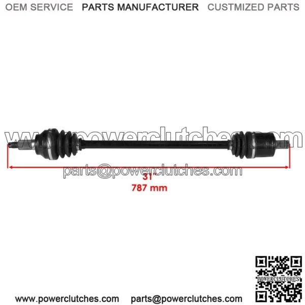 Front CV Axles For Polaris RZR XP 1000 2014-2019 Left And Right - Image 2