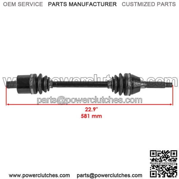 Front CV Joint Axle For Polaris Sportsman 570 2018-2024 ATV 1333752 - Image 2