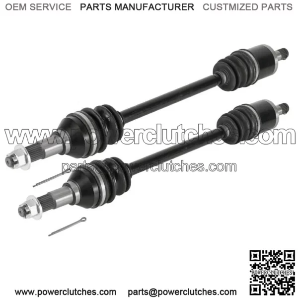 Front Right And Left CV Joint Axles for Can-Am Commander 1000 4X4 2011-2012