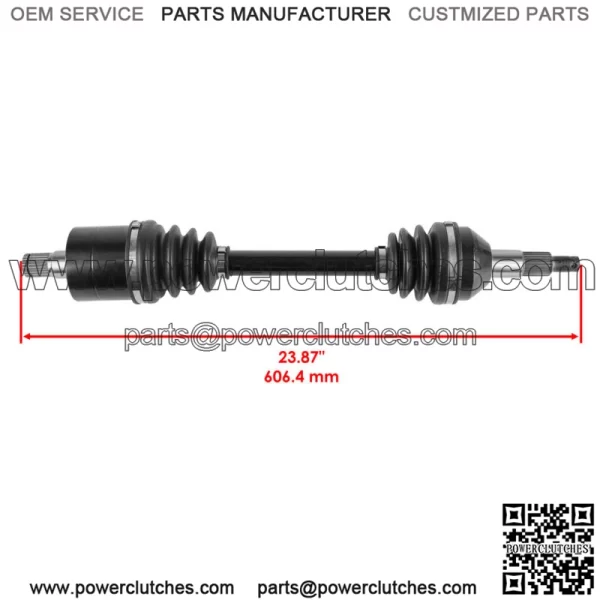 Rear Left Complete CV Joint Axle for Can-Am Outlander 650 4X4 EFI 2008-12 2017 - Image 2