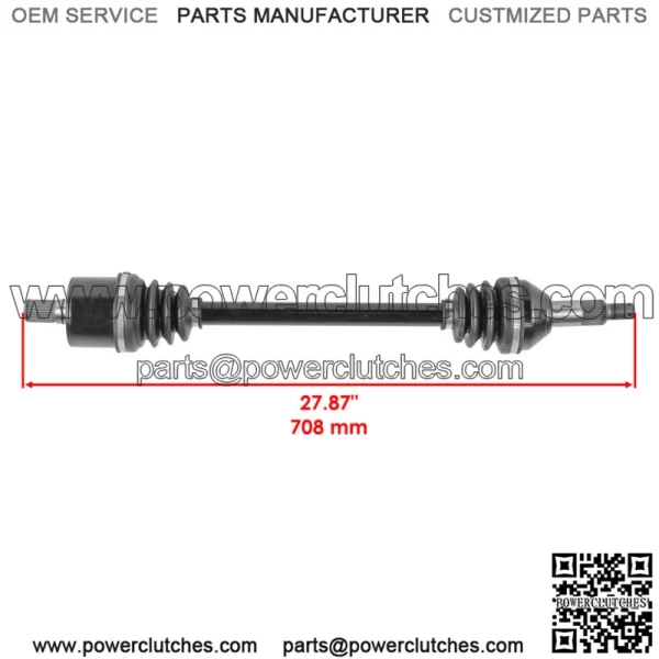 Rear CV Axle For Can-Am Defender HD8 HD9 HD10 2017-2024  Left Or Right - Image 2