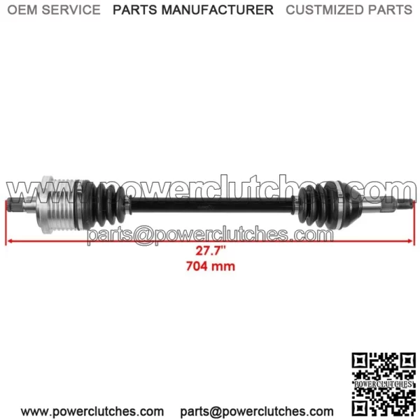 Rear CV Axle For Can-Am Maverick 1000R 4x4 2017-2018 Left Or Right - Image 2