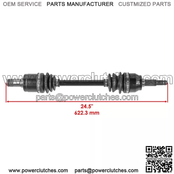 AM145320 AM140785 Rear Left CV Axle for John Deere RSX850 RSX860