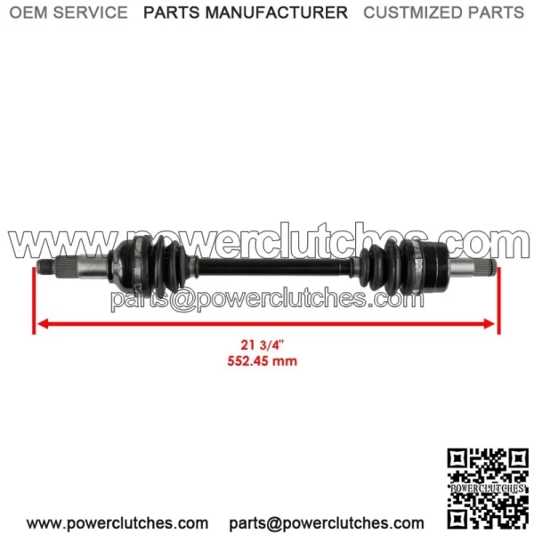 Front Left And Right CV Joint Axles for Yamaha Grizzly 700 YFM700 4WD 2014-2020 - Image 2