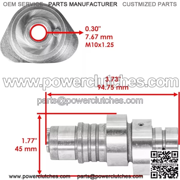 for Kawasaki Bayou 300 KLF300 B C 89-05 Camshaft w/Bearing 12044-1339 12044-1224 - Image 2