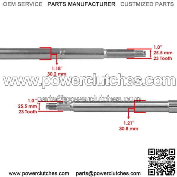 Rear Axle Shaft For Polaris Xpedition 325 425 2000-01 / Magnum 500 99-01 5131862 - Image 3