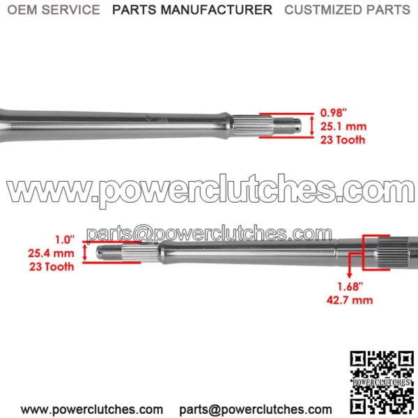 Rear Axle Shaft For Polaris Predator 500 2003-2007 5133722 ATV - Image 3