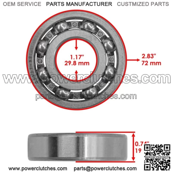 3233714 Polaris ATV Gearbox Bearing 1999-2021 (For: Polaris Sportsman 570) - Image 2