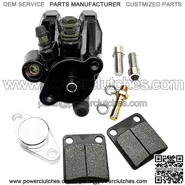 Rear Brake Caliper For Suzuki Quadsport Quadracer Quadrunner 230 250 Z400 450 500 LT 230S 230E 250S 250R 500R LTZ 400 400Z LTR450 LTF230 With Pads