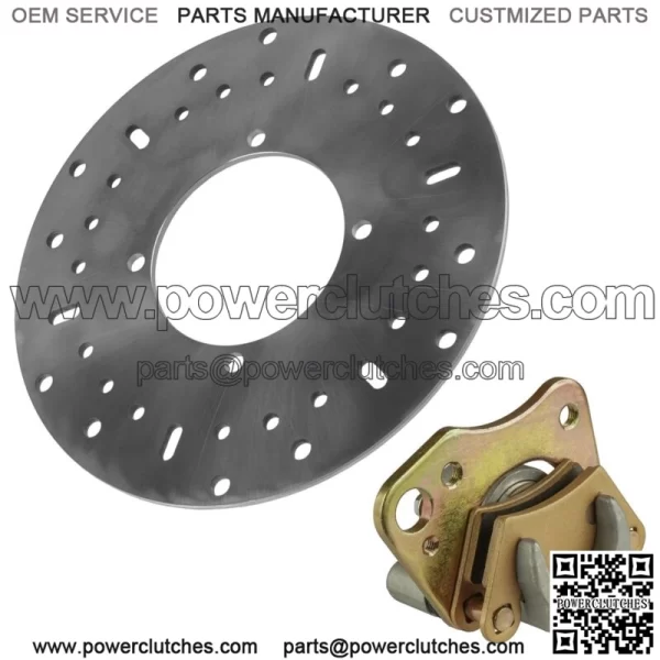 Front Right Brake Caliper and Rotor for Polaris Ranger 400 2012 (for: Polaris Sportsman 570)