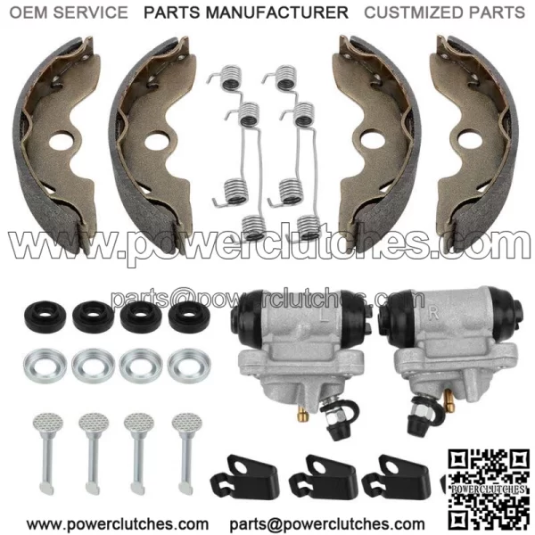 Front Brake Wheel Cylinder and Shoe Pins for Honda TRX300 2x4 FourTrax 300 93-00 (for: Honda)
