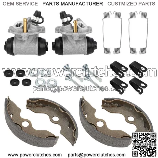 Front Brake Wheel Cylinder and Shoe Pins for Honda TRX300 2x4 FourTrax 300 93-00 (for: Honda) - Image 2