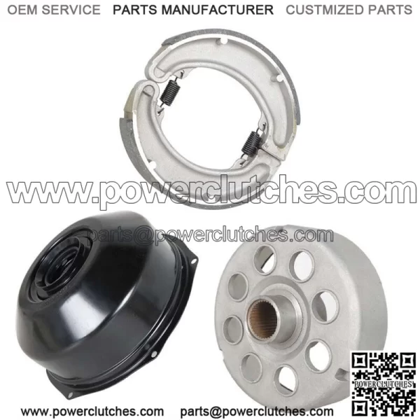 Rear Brake Drum for Honda TRX300FW FourTrax 300 4X4 1988-96 with Brake Shoe Cover (For: Honda) - Image 5