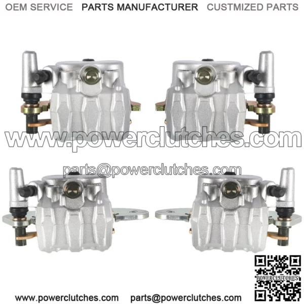 For Yamaha Rhino 700 YXR700 2008-2013 with pads front and rear brake calipers - Image 2