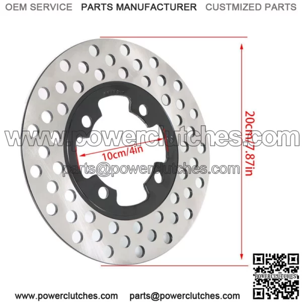 Front Brake Calipers + Brake Rotors for Yamaha Grizzly 350 YFM350G 2007-2012 NEW - Image 2