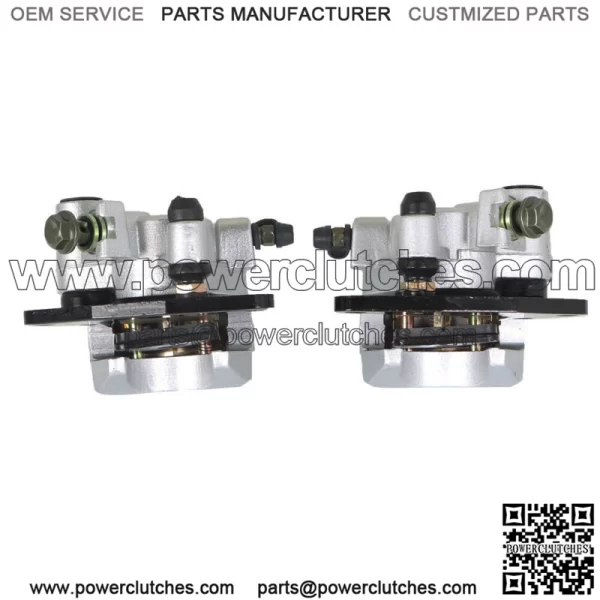 Front Brake Calipers + Brake Rotors for Yamaha Grizzly 350 YFM350G 2007-2012 NEW - Image 5