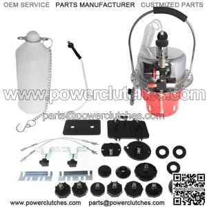 Portable Pneumatic Air Pressure Brake Kit & Clutch Bleeder Valve System Kit