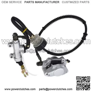 Hydraulic Rear Disc Brake Caliper System + Pads 150cc 250cc Quad Dirt Bike ATV