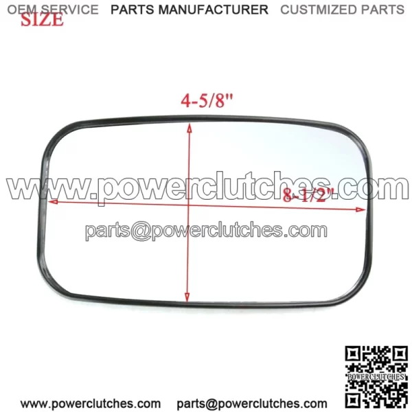 Black UTV Rear View Mirrors with 1.75" Roll Cage for Polaris Polaris RZR XP Arctic Cat (For: More Than One Vehicle) - Image 3