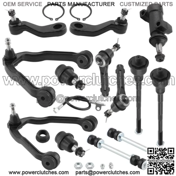 13pcs Front Suspension Control Arm Kit for Chevrolet GMC Silverado 2WD/4WD Truck (For: More Than One Vehicle)