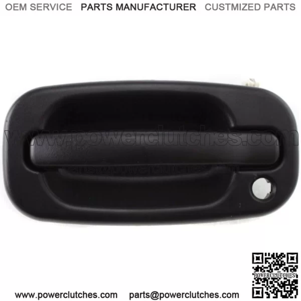 Exterior Door Handle For Chevrolet Silverado 1500 99-2006 Front Left Black Plastic (For: More Than One Vehicle)