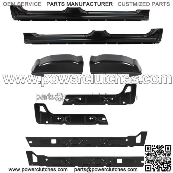 For 99-07 Silverado Sierra 1500 Crew Cab Outer & Inner Door Sills & Corners (For: More Than One Vehicle)