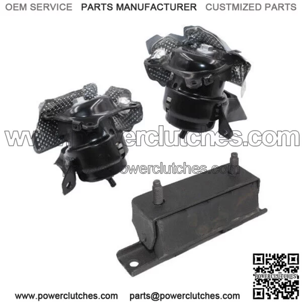 Engine and Transmission Mount 3pcs Fits Chevy Silverado 1500 4WD/ GMC Sierra 1500 5.3L 4WD (For: Chevrolet Silverado 1500)