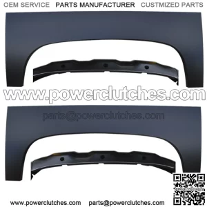 Left Right Upper Rear Wheel Arches For 2007-2013 Chevrolet Silverado Outer Wheel Arches (For: More Than One Vehicle)
