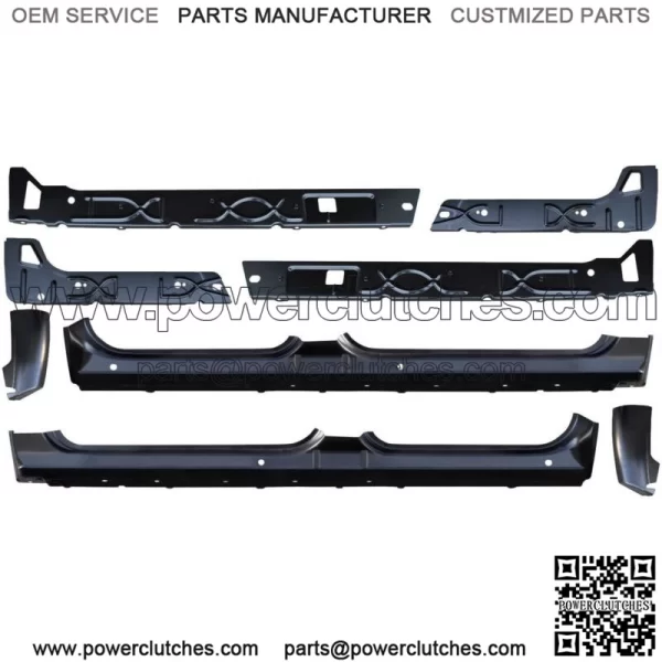 2007-2013 Chevy & Gmc Pickup Inner Exterior Rocker Panel & CrewCab Corner (For: More Than One Vehicle)