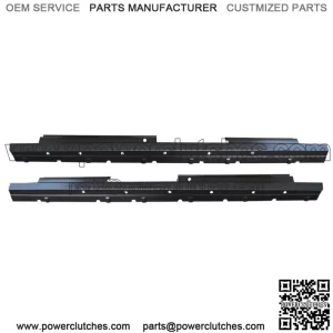 Left Right 2007-2013 Chevy Gmc Pickup Slip on Rocker Panels 4 dr Crew Cab (for: more than one vehicle)