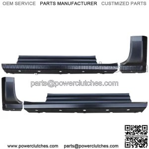 Left Right 2014-2018 Chevy Gmc Pickup Slip-on Rocker Panels Cab Corners 2 Dr Std Cab (For: More Than One Vehicle)