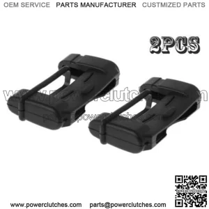 pcs Black Silicone Car Parts Seat Belt Buckle Clip Universal Accessories (For: More than one vehicle)
