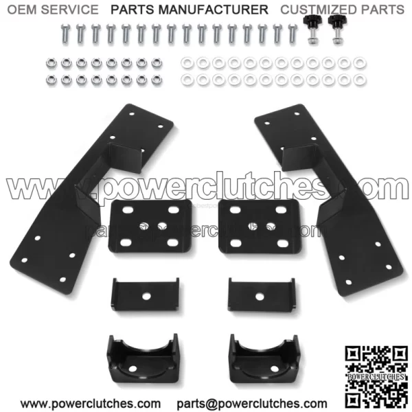 6" C-Notch Flip Rear Axle Installation Kit Fits 99-06 Chevrolet & GMC Silverado 1500 (For: More Than One Vehicle) - Image 4