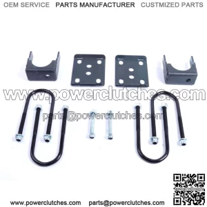 6" Rear Axle Lowering Kit w/U-Bolts For Chevy Silverado 1500 C1500 1988-1998 (For: Silverado)