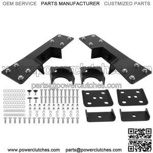 6" C Notch & Flip Rear Axle Lowering Kit Fits 1999-2007 Chevy Silverado & GMC (For: More Than One Vehicle)