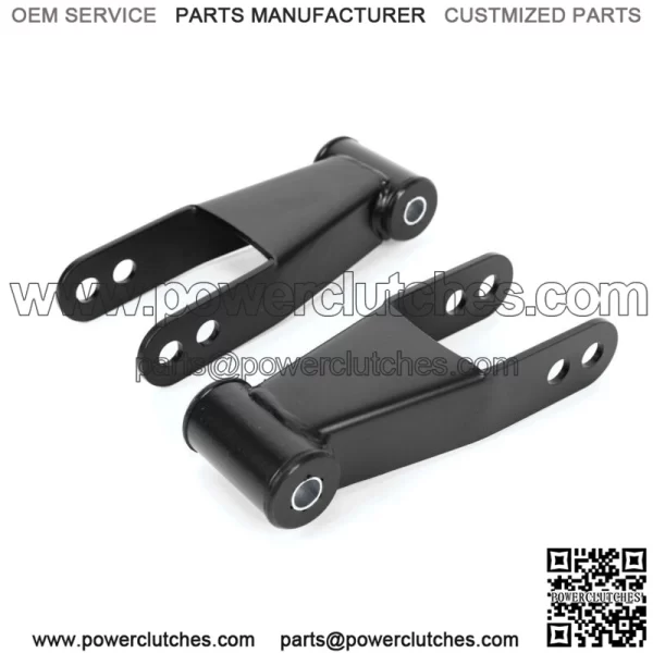 Pair of 2'' Rear Drop Down Clamps for 1988-2018 Chevy Silverado Sierra 1500 (For: More Than One Vehicle)