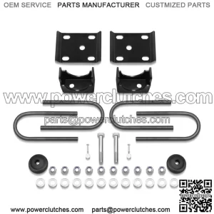 6" Axle Lowering Kit, Suspension Lowering Kit For '88-'98 Chevy Silverado C1500 With U-Bolt (For: Silverado)