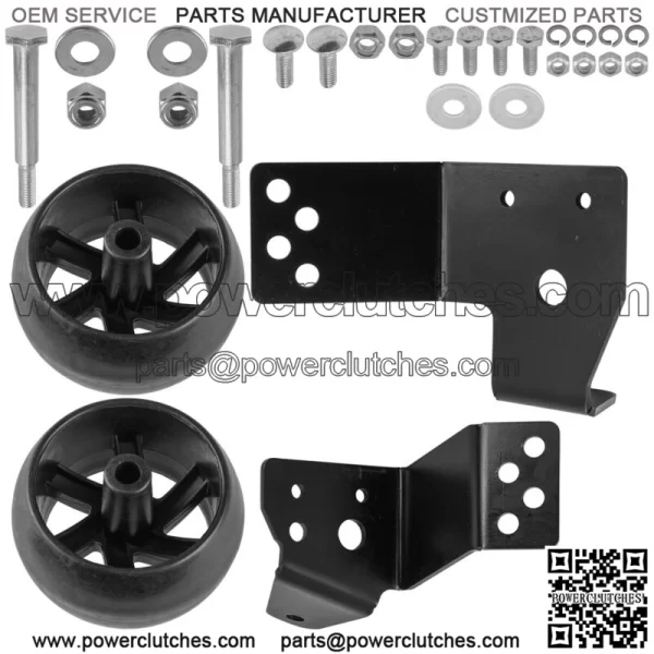 Wheel Bracket Kit and Wheels for Husqvarna LT 18542 LT 16542 LT 18542 42" - Image 4