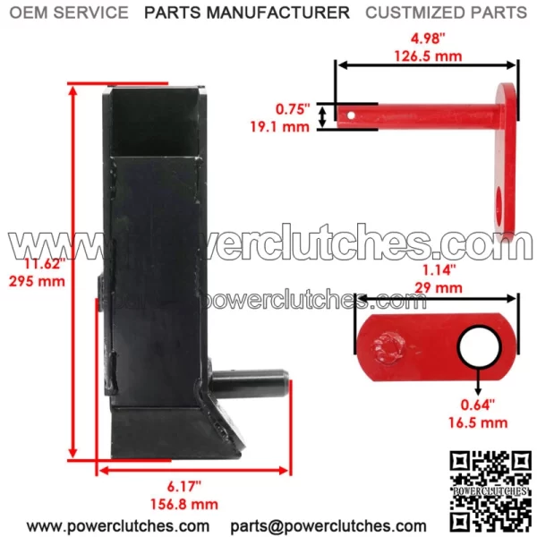 67858 67859 1304406 1304407 Ultra Mount Pockets Snow Blower for Western - Image 2