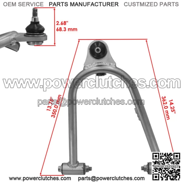 52440-07G10-YD8 Front A-arm For Suzuki Quadsport Z400 LTZ400 2x4 2003-2008 - Image 2