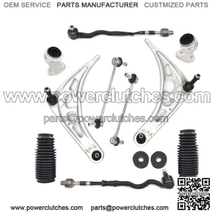 For BMW E46 3 Series Control Arm Ball Joint Bushing Tie Rod Suspension Kit
