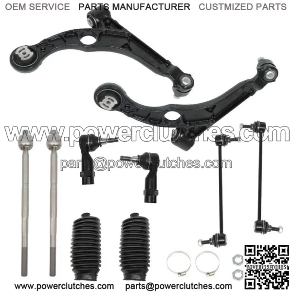 10pcs Front Lower Control Arms Sway Bars For 2013 - 2016 Dodge Dart