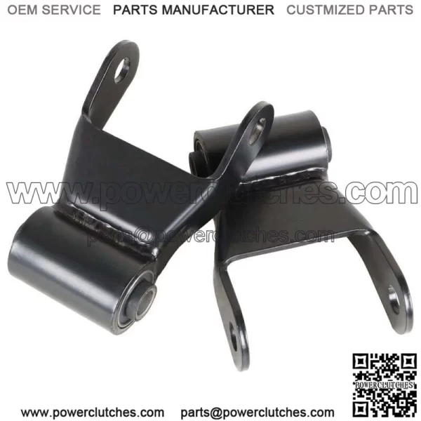 PAIR OF 3" REAR LEAF SPRING BRACKETS FOR 1994-02 DODGE RAM 2500 3500 722-022 - Image 4