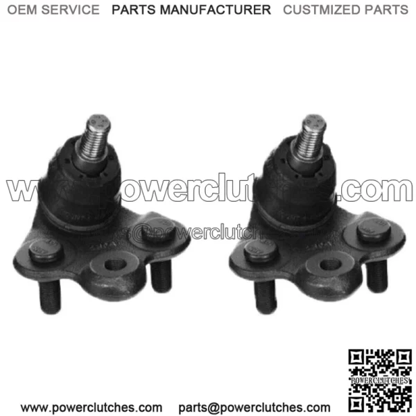 For Acura CSX 2.0L 2006-2011 Front Lower Control Arm Ball Joint Kit Black 4-Pack - Image 4