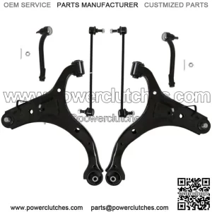 For Hyundai Kia 3.5L 2010-2013 Front Lower Control Arms Tierods Sway Bars Kit