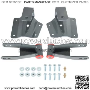 For 1999-2006 Chevy Silverado/GMC Sierra 1500 4" Drop Kit Rear Brackets & Hangers