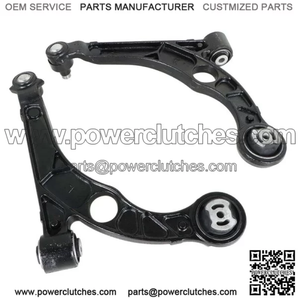 8PC Front Lower Control Arms + Tierods Sway Bars Fit For Dodge Dart 2013 - 2016 - Image 3