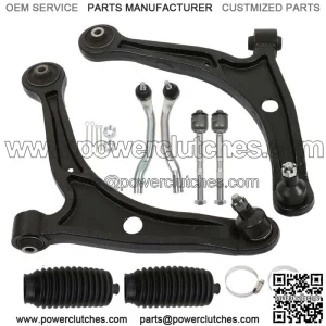 For Honda Pilot Acura 2003-2008 8pcs Front Lower Control Arms Ball Joints Tie Rods