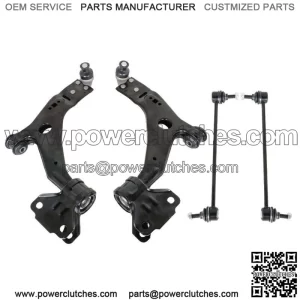 For Ford Escape 2013 - 2015 4PC Front Lower Control Arm Stabilizer Bar Ball Joint