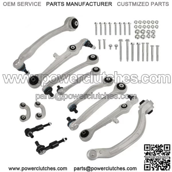 For Audi A4 Quattro B6 B7 3.2L 2000-2008 Front Upper & Lower Control Arm Kit